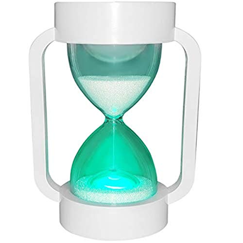 SuLiao Hourglass Sand Timer Lamp: 10 Minute Sand Timer with 7 Color Changing & Warm NightLight for Kids Stay Focused, Relaxation