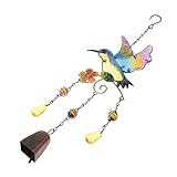 Yardwe な動物デザイン風鈴 鉄製ペンダント 屋外用ハンギングデコレーシ