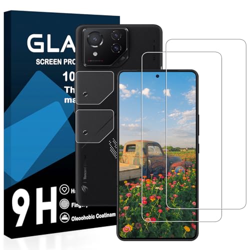 対応 ASUS ROG Phone 9/ ASUS ROG Phone 9 Pro ガラスフィルム(2枚)+ レンズ保護フィルム(2枚)ROG Phone 9/Phone 9 Pro フィルム 強化ガラス 液晶 ROG Phone 9 Pro/Phone