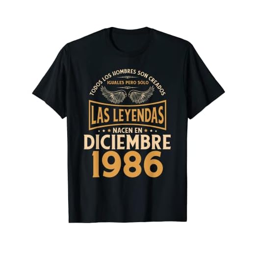 Cumpleaños Hombre Regalos Las Leyendas Diciembre 1986 Camiseta