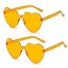 SECALIFE 2 Stück Vintage Herz Brille, Neuheit Herzförmige Sonnenbrille Randlose Mode Sonnenbrille Eyewear für Mädchen Frauen Strand Party Cosplay, Orange Vintage günstig Kaufen-SECALIFE 2 Stück Vintage Herz Brille, Neuheit Herzförmige Sonnenbrille Randlose Mode Sonnenbrille Eyewear für Mädchen Frauen Strand Party Cosplay, Orange