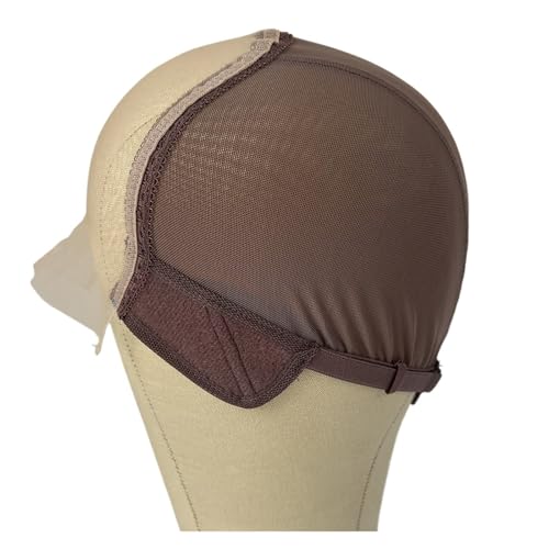 Base de perruque en dentelle marron de 22 pouces pour recréer une chevelure au quotidien