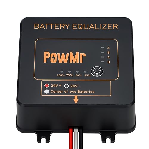 Ecualizador de baterías Mingzhe de 24 V, controlador de recarga de alto rendimiento para extender la vida útil de baterías de plomo, color negro, 1 unidad miniatura 1