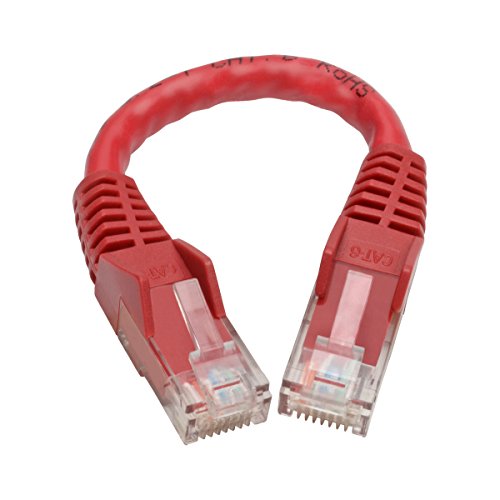 Cable Patch Cat6 Tripp Lite RJ45 6 pulgadas Rojo miniatura 2
