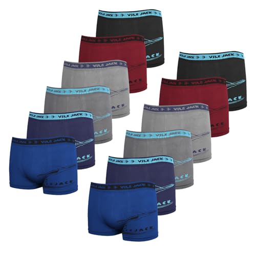 12-Pack Boys' Underwear Boxer Briefs Moisture-Wicking Lightweight and Soft 10-18 Years