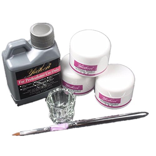 Homebaby Kit dacrylique liquide et en poudre pour ongles