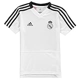 Manga corta. adidas CW8667 - Camiseta de Entrenamiento para niños, Color Blanco y Negro