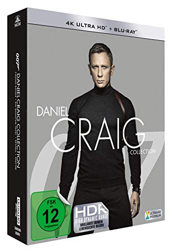Daniel Craig Collection  (4-Film-Collection) – 4K Blu-ray (UHD + Blu-ray Disc)