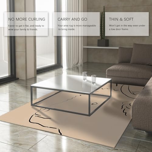 Tapis Antidérapant Lavable 160x200cm pour Entrée et Cuisine Sécurisée - 4