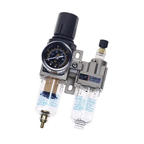 Złącze montażowe Regulator filtra oleju do sprężarki powietrza pneumatyczny separator wody Dwukierakowy 0-1MPA 15 0psi AC2010-02 SMC. Rodzaj (Color : AC2010 02 w SM Type)