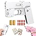 Produktbild Mobile Phone Shape Folding Soft Bullet Gun Toy - 2023 New Phone Toy Pistol, Automatic Shell Ejection Toy Gun, Folding Phone Shotgun Toy with Ejecting Shells, Best Shooting Gift (Weiß)