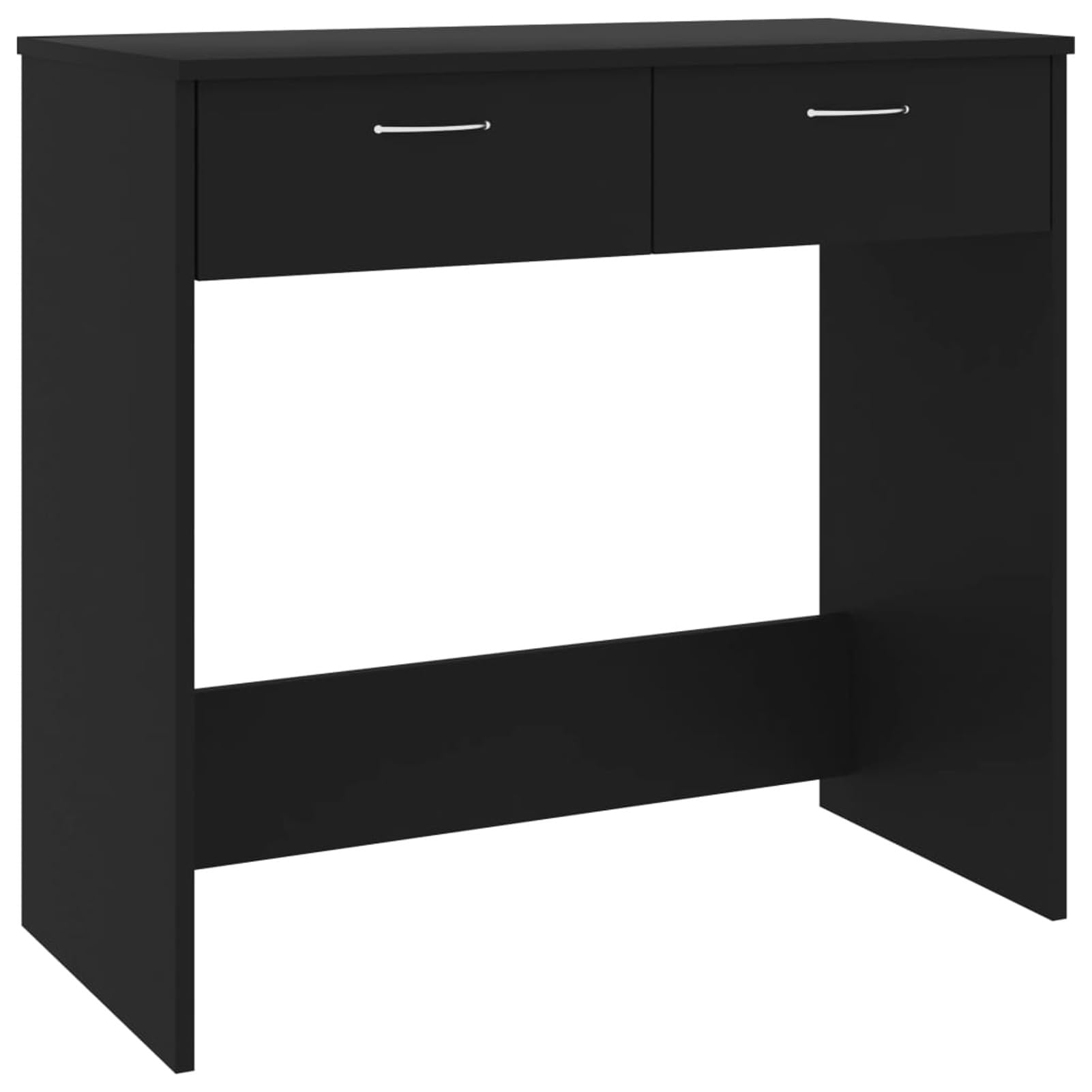 ShGaxin Bureau noir 80 x 40 x 75 cm en panneaux de particules, bureau, bureau, bureau moderne, bureau de bureau, bureau, bureau, bureau, mobilier studio - 801356