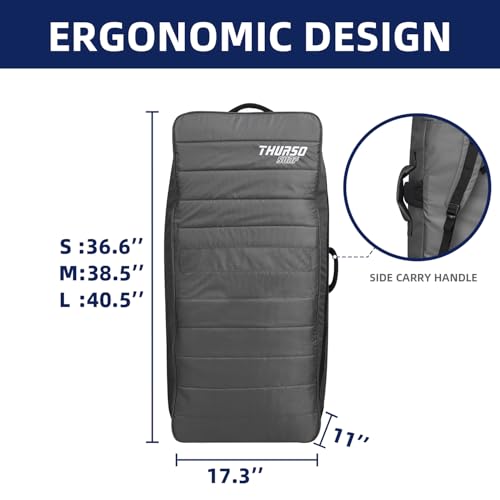 Sac de planche à pagaie gonflable grand volume avec roulettes