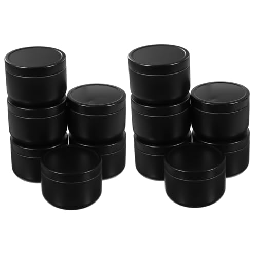 Angoily Pack Candle Balsam Jars Tinplate Canisters Airtight Candle Storage for Diy Projects