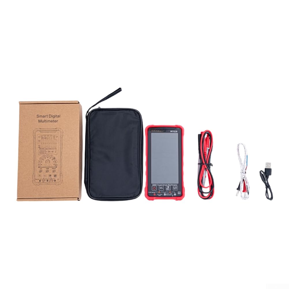 Multimetro intelligente ricaricabile 6000 conteggi per True RMS Touch Screen NCV Live Detector Tester di corrente di tensione per la casa fai da te 156x81mm
