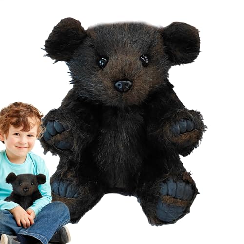 Oso Peluche, simulados Oso marrón Juguete Peluche 11 Pulgadas, Lindos Animales de zoológico de Oso Pardo, Almohada de Peluche de Peluche de Oso Realista, Animales para Adultos niños y