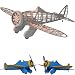 Produktbild P-26A Peashooter Slow Flyer KIT, 381 mm Spannweite, Maßstab 1/20, Modellflugzeug zum selber Bauen, Balsa Holz Bausatz, RC Flugzeugmodell Baukasten, RC Flugzeugmodell, 48-55 gr Fluggewicht, RC Flug