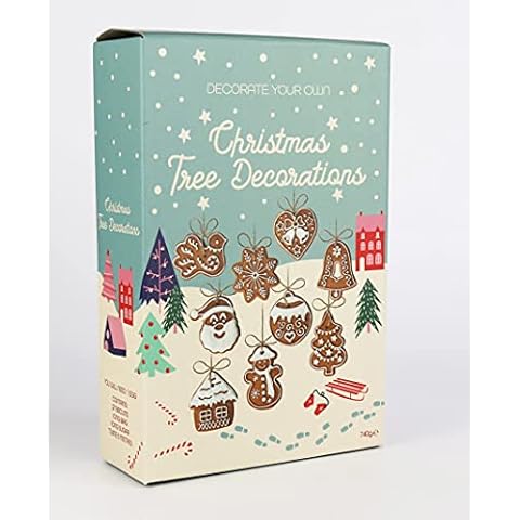 Build and Decorate Your Own Gingerbread Christmas Tree Decorations Kit - 740g Cover