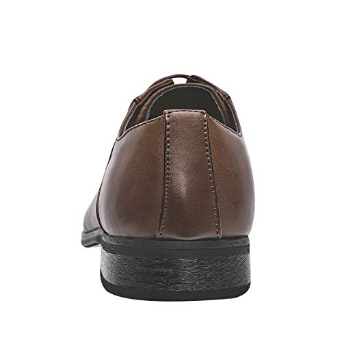 Colgo Oxford Shoes for Men, Lace up Classic Leather Dress Shoes Business Derby Shoes2