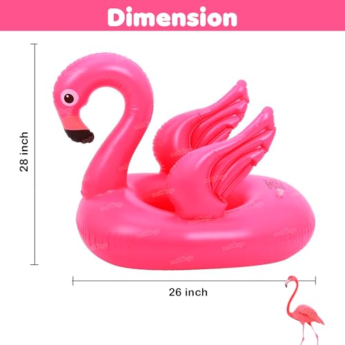 Image of Zest 4 Toyz Swimming Ring Swimming Tube for Kids Inflatable Tube for Swimming Pool Floaters for Kids Water Tube for Baby Swim Ring for 3+ Years Girls and Boys (Swan Shaped) Pink