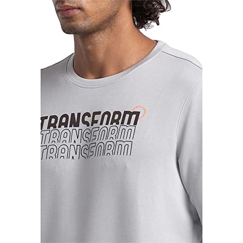 Image of Spykar Men's Cotton Round Neck Sweatshirt