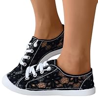 Trachten Sneaker Damen Mit Spitze Blumenmuster - Bequeme Dirndl-Schuhe Für Oktoberfest & Hochzeiten