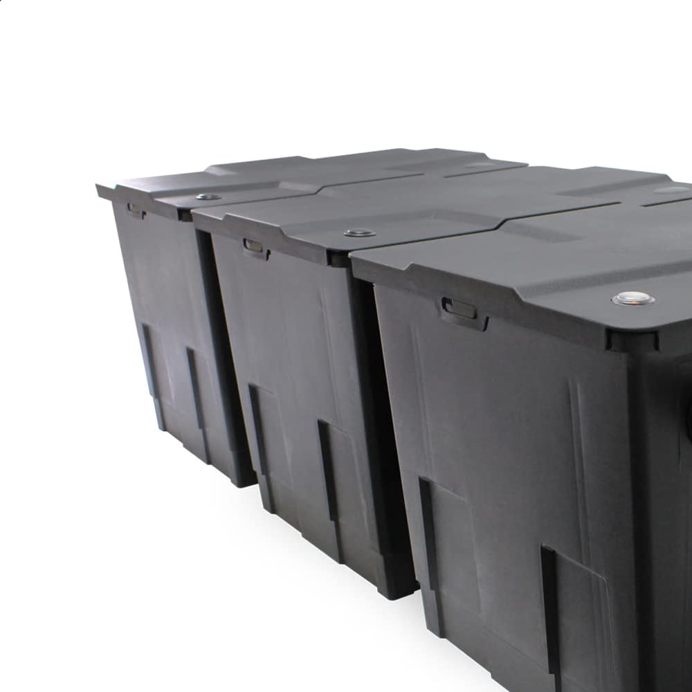 Wiltec Komplettset: CBF-350C Teichfilter bis 90000 L Teichfilteranlage als Durchlauffilter, CUV-218 Teichklärer UVC Klärer mit 18 Watt UV-C Leistung