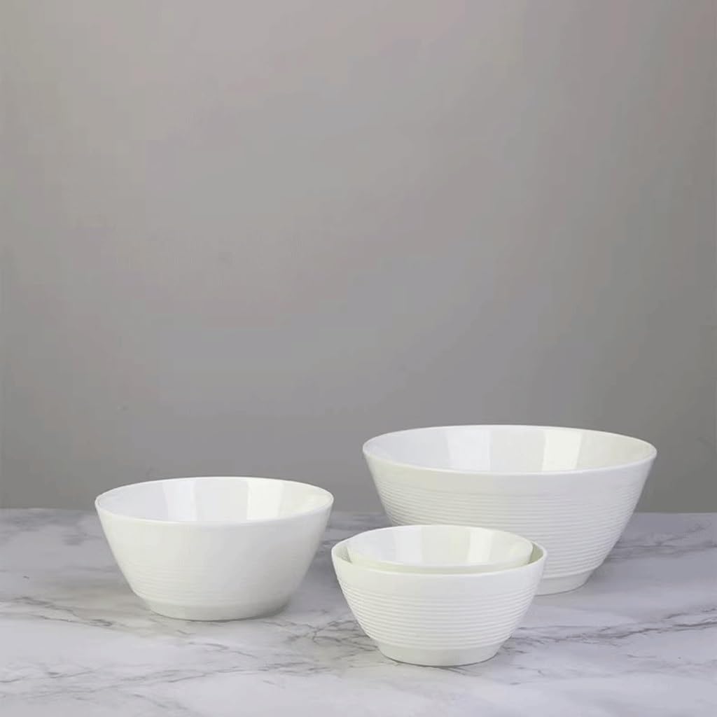 Cuencos de cerámica para sopa, cuencos para El hogar, vajilla, cuencos de cerámica para sopa, cuencos para fideos, cuencos roscados, cuencos para cocina (A)