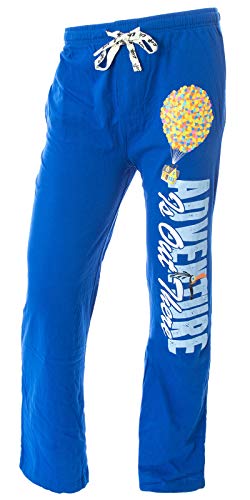 Disney UP Men's Adventure is Out There Floating Balloon House Sleepwear Lounge Pajama Pants
