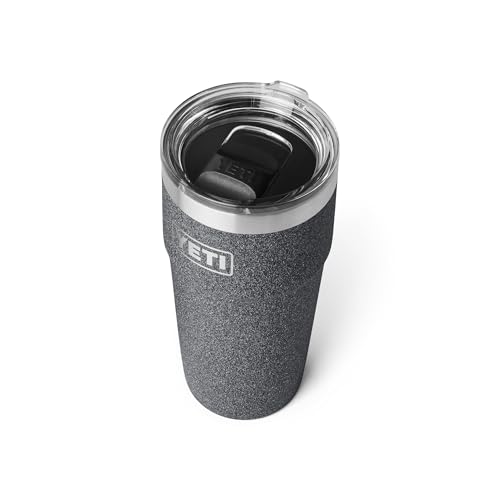 Image of YETI Rambler 20 oz Stackable Tumbler, Stainless Steel, Vacuum Insulated with MagSlider Lid