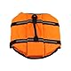 Rettungsweste für Hunde, Haustiere, ideal zum Schwimmen und für Ihren Welpen im Wasser, Größe M und L (Orange, M)