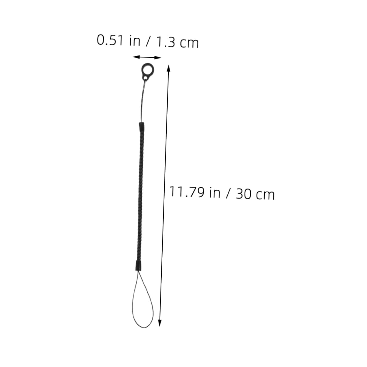 VILLCASE 8Pcs Elastic Pen Tether Lanyard Lost Spring Strap for Stylus and Touch Pens and Compact Design for Secure Carrying Professional and Personal Use