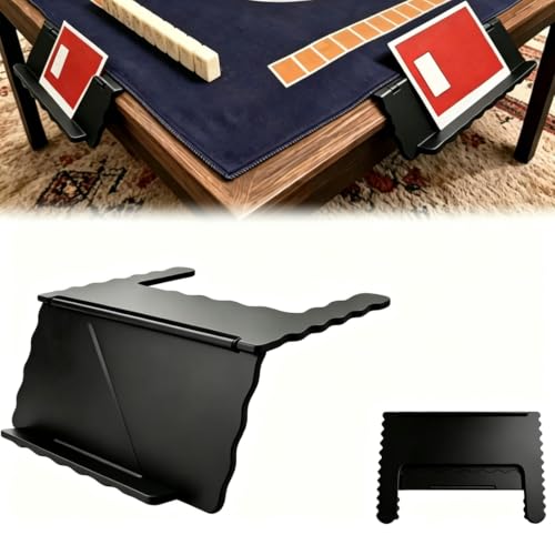 Soporte de Mahjong plegable para azulejos con estructura de plástico compacto 7