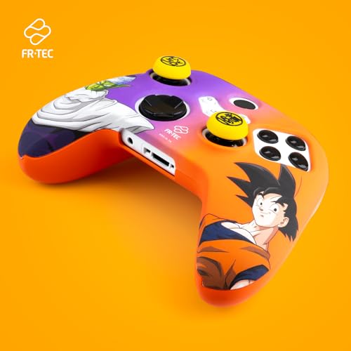 FRTEC - Zestaw Combo Dragon Ball Z, sztywna obudowa i uchwyty do Xbox Series X/S, Son Goku i Piccolo