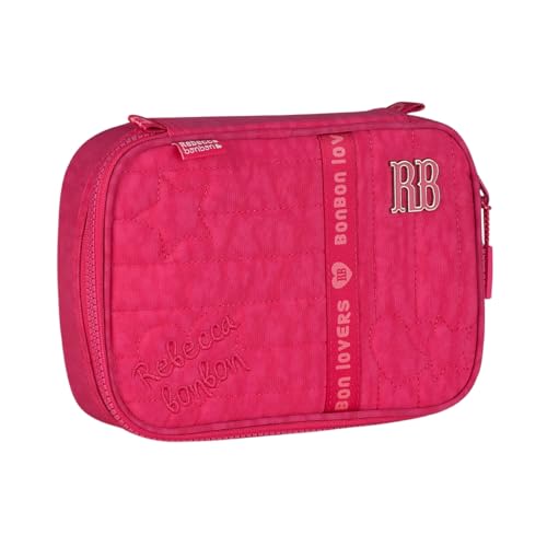 Estojo Box Juvenil Escolar Rebecca Bonbon Meninas 100 Pens - Rosa