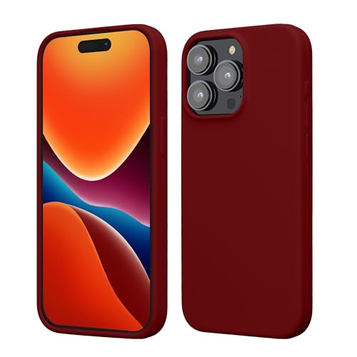 kwmobile Handyhülle für iPhone 15 Pro Max Hülle, für iPhone 15 Pro Max Case - Hülle Silikon - kabelloses Laden - Rhabarber Rot kwmobile Handyhülle für iPhone 15 Pro Max Hülle, für iPhone 15 Pro Max Case - Hülle Silikon - kabelloses Laden - Rhabarber Rot