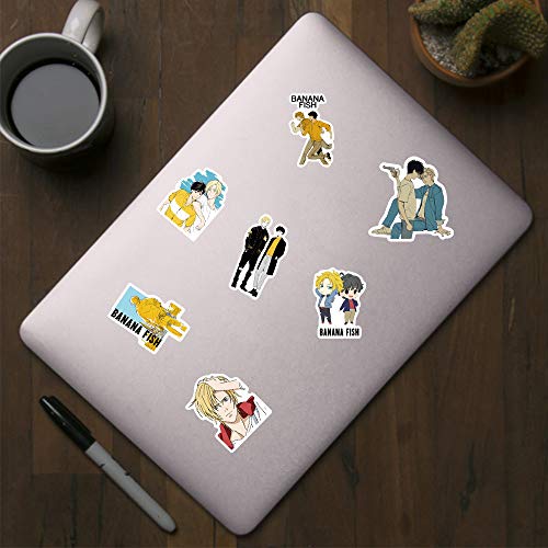 image for Cute Anime Stickers, 50pcs Waterproof Vinyl Anime Decals for Water Bot