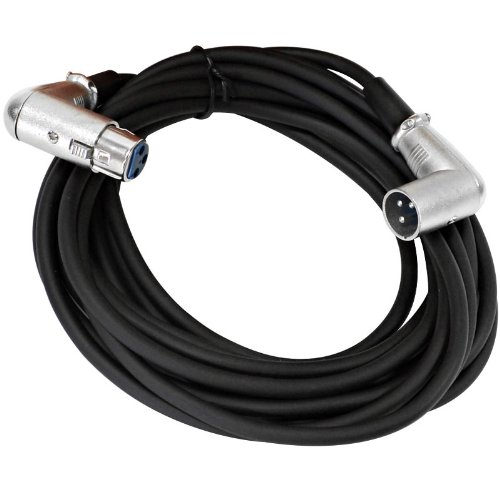 Seismic Audio - SAXRA15-15 Foot XLR Right Angle Male to XLR Right Angle Female Microphone Cable