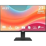 Simple mais flexible : le moniteur est livré avec des supports VESA de 100 mm pour un montage mural ou sur un bras (par exemple, MSI VESA Arm MT81), tandis que le support est un support ergonomique réglable en inclinaison