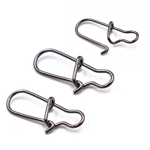 50/100pcs Size 0#~8# Duo Lock Snaps Made of Stainless Steel with High Strength for Saltwater or Freshwater (6#-100pcs)