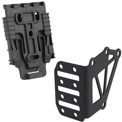Tactical Tourniquet Holder Adapter with QLS Kit Extension for Quick Pull Holster Quick Locking System Kit Tactical Holster Adapter for Duty Belt (QLS Set)