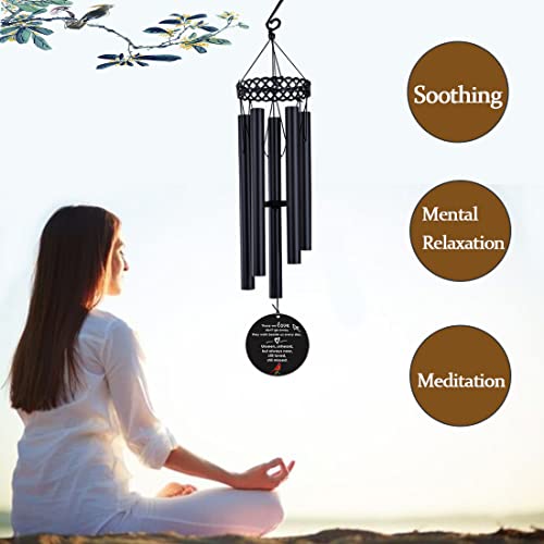 Image of Cardinal Memorial Wind Chimes for Outside,Sympathy Windchime for Loss of Loved One,Sympathy Memorial Gifts in Memory of Mother Father Mom Husband Dad Son,Bereavement Wind Chimes Outdoor Deep Tone