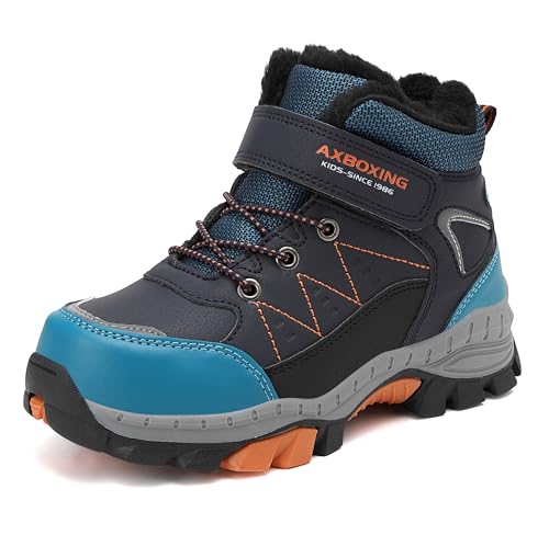 TARELO Winterschuhe Kinder rutschfeste Winterstiefel Mid...