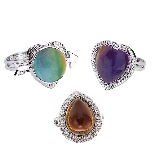 Bague d'humeur en métal : finis les bijoux tristes qui ne bougent pas
