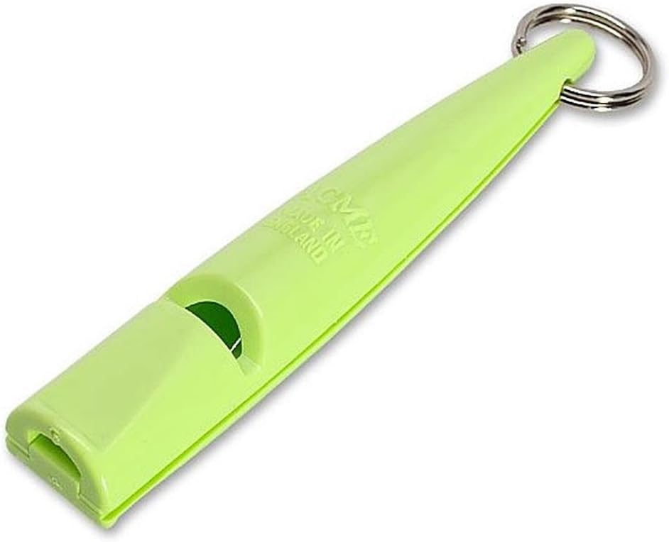 ACME Model 211.5 Plastic Dog Whistle Lime Green for Dogs - 3 Pack