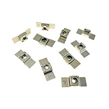 5/16-24 Floating Cage Nut - 10 Pcs Weld Nuts with a Floating Cage Nut for Misaligned Holes