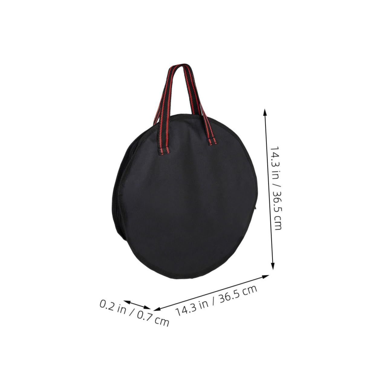 GOOHOCHY Dumb Drum Carrying Case Durable Practice Pad Bag for Safe Storage and Transport Convenient Pouch for Dumb Drums Protects Against Scratches and Friction