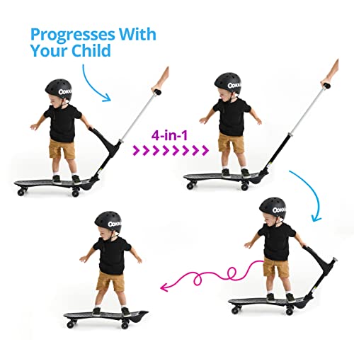 Ookkie Kids Learner Skateboard (Black)