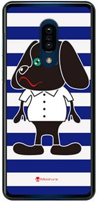 SECOND SKIN Doggy Stripe ネイビー （クリア） design by Moisture/for AQUOS z