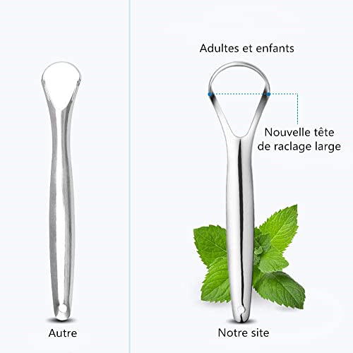 Gratta lingua rappe lingua Raschietto in acciaio